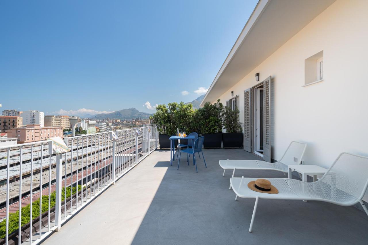 Attico 37 - Queen Room Con Terrazza Privata ปาแลร์โม ภายนอก รูปภาพ